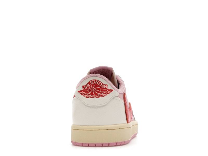 Jordan Air Jordan 1 Retro Low OG SP Travis Scott - Sail / Tropical Pink —  — view 4
